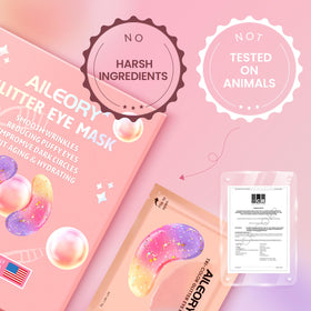 AILEORY under-eye patches are easy to apply and remove