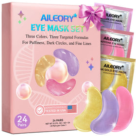 AILEORY retinol eye patches for refreshed under-eye skin and smoother look