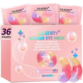 AILEORY tri-color eye patches for hydration and brightening under the eyes