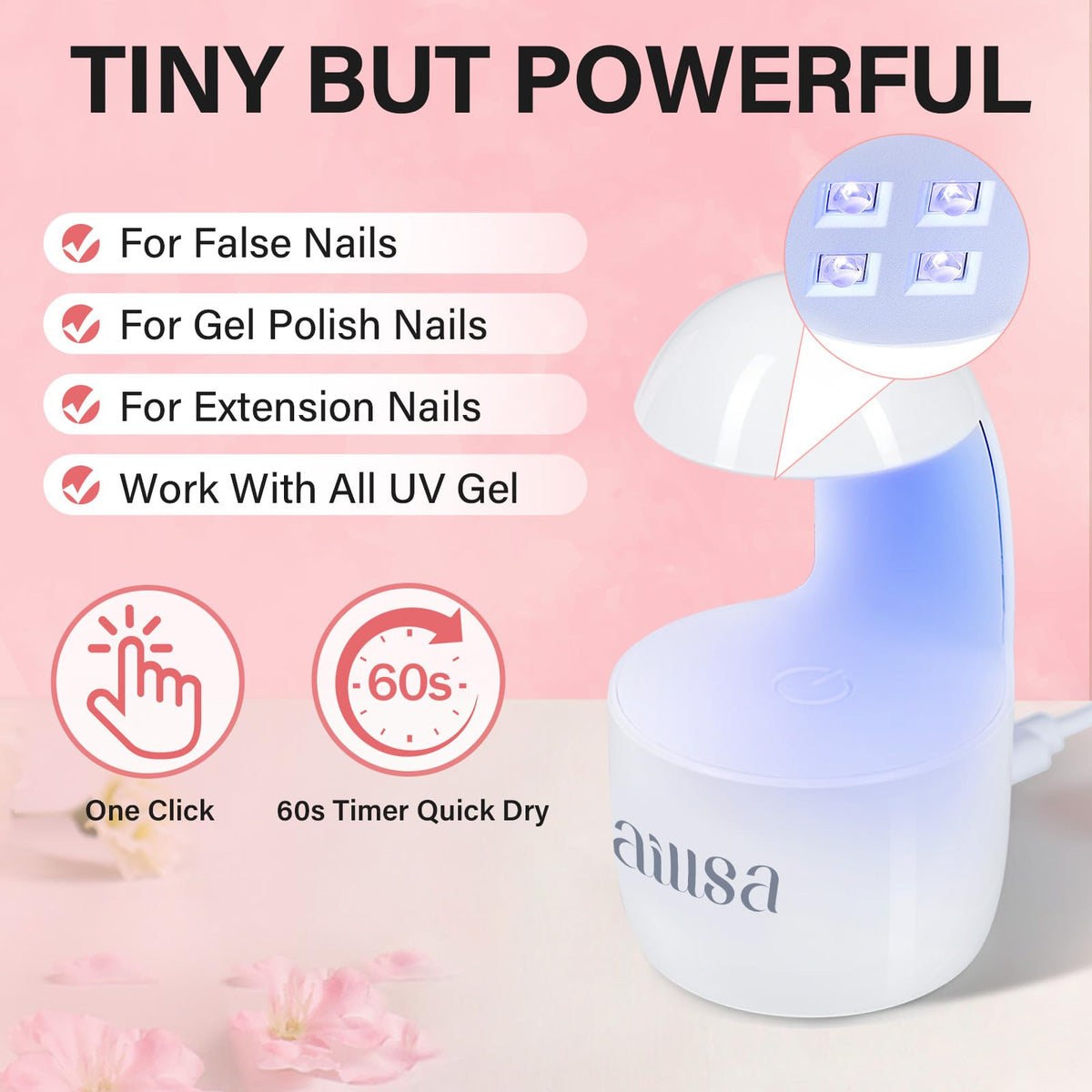 AILLSA full cover nail tips for durable extensions