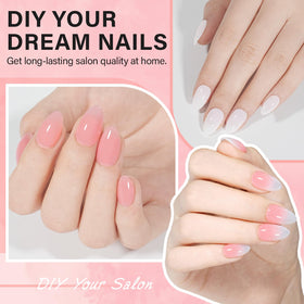 AILLSA gel glue and base coat for strong adhesion