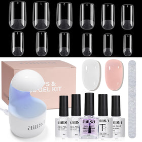 AILLSA gel nail tips kit 240pcs for complete at-home manicure and durable nails