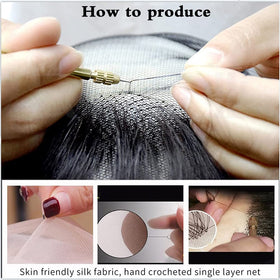 Ailsa handmade 100% human hair beard for natural movement and sheen