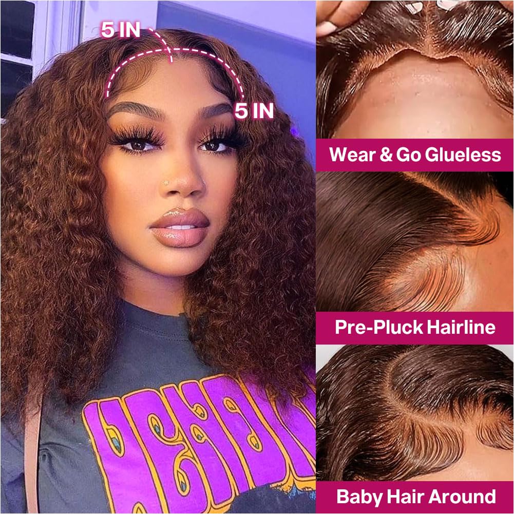 Ailwelia glueless design offers easy wear and instant style without glue.