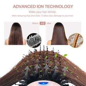 Aima Beauty device with three heat and two speed settings.