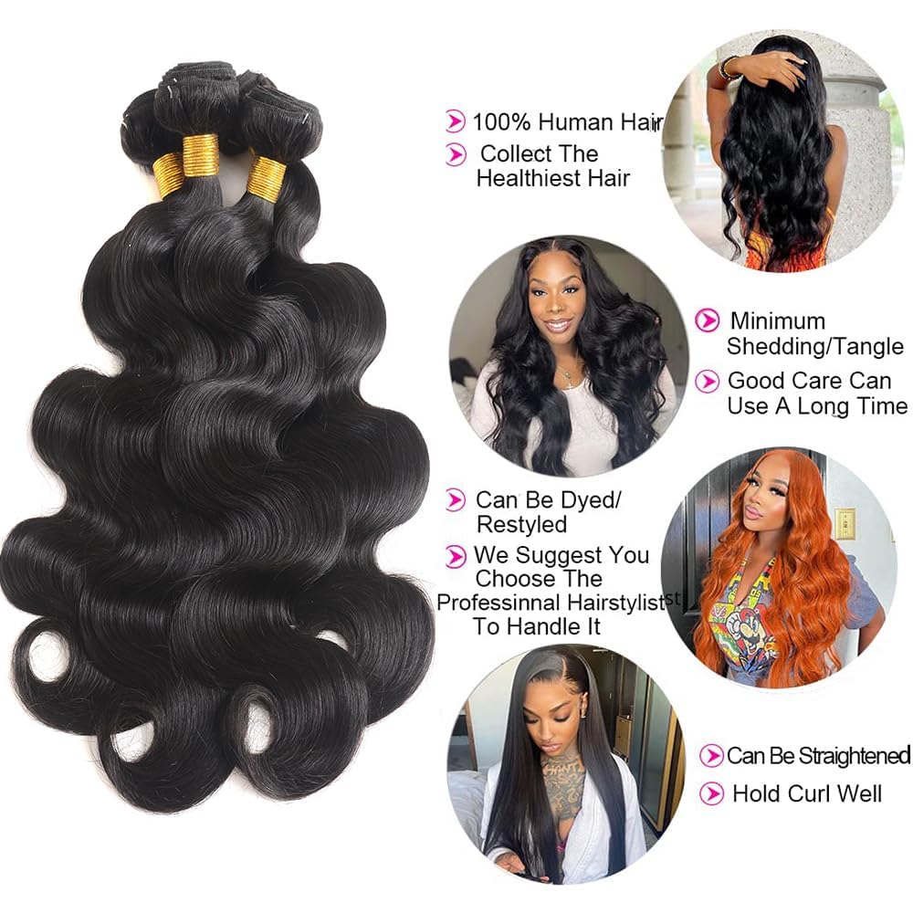 AIMAKER 12A body wave bundle 16in shows full density and thickness
