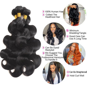 AIMAKER 12A body wave bundle 16in shows full density and thickness