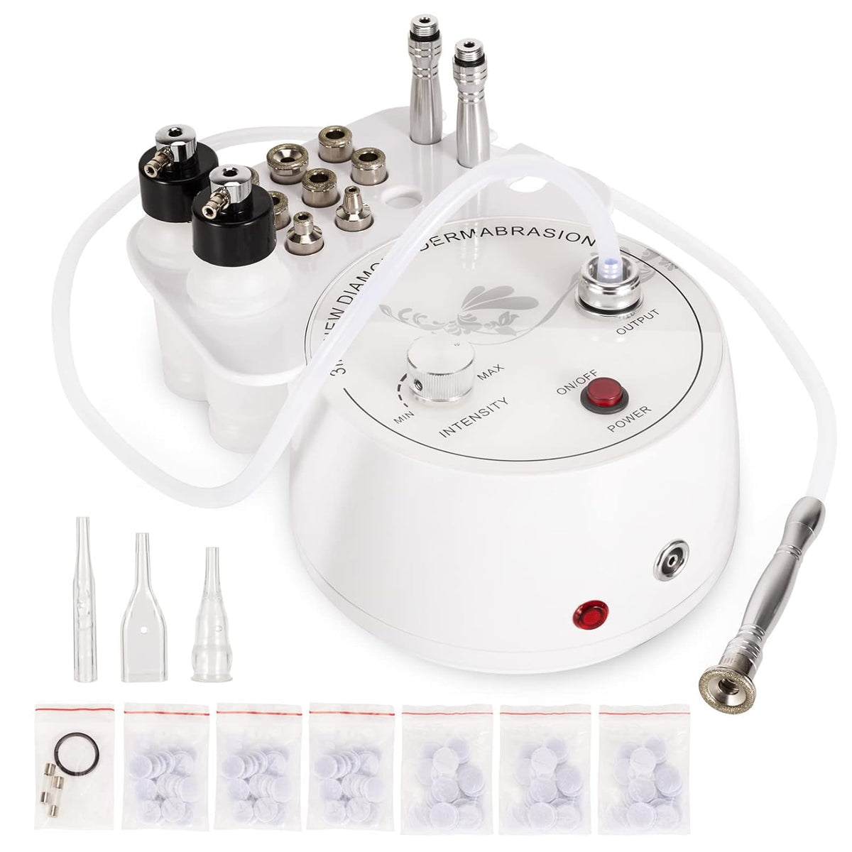 AIMENGXI 3-in-1 microdermabrasion machine front view for at-home professional skin care