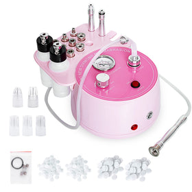 AIMENGXI pink diamond dermabrasion machine front view for at-home resurfacing.