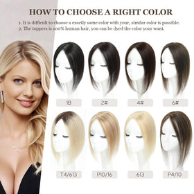 Aimeolyn topper demonstrates natural texture blending with your own hair.