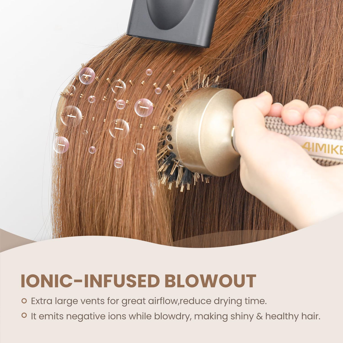 AIMIKE four hair clips for secure sectioning and drying