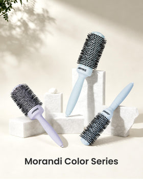 Aimike NaturaVol 1.7-inch round brush adds shoulder-length volume.