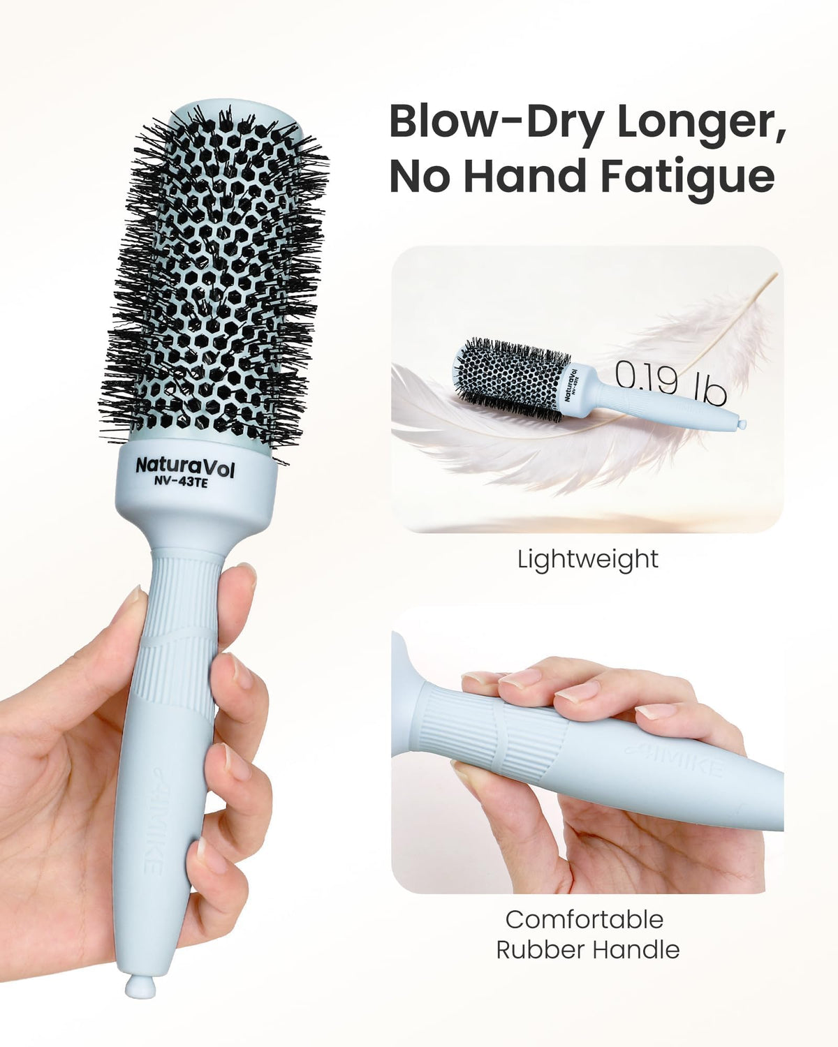 AIMIKE NaturaVol supports faster drying with less heat damage