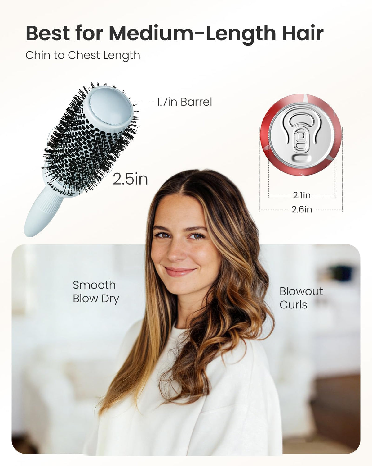 AIMIKE NaturaVol set includes sectioning pin and clips for easy at-home styling