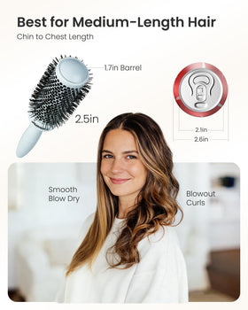 AIMIKE NaturaVol set includes sectioning pin and clips for easy at-home styling
