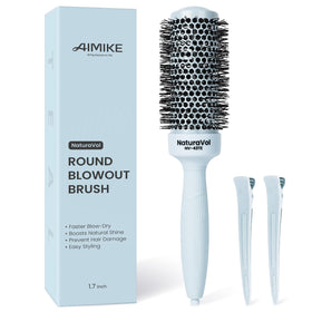 AIMIKE NaturaVol round brush with nano ceramic barrel for smooth, frizz-free finishes on fine hair