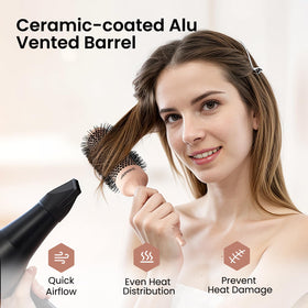 AIMIKE built-in section pin end helps precise parting and keeps hair clean