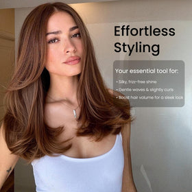 AIMIKE Round Brush built-in section pin for precise parting