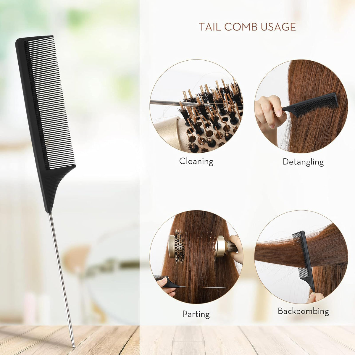 AIMIKE vented ceramic-coated barrel for faster, even drying