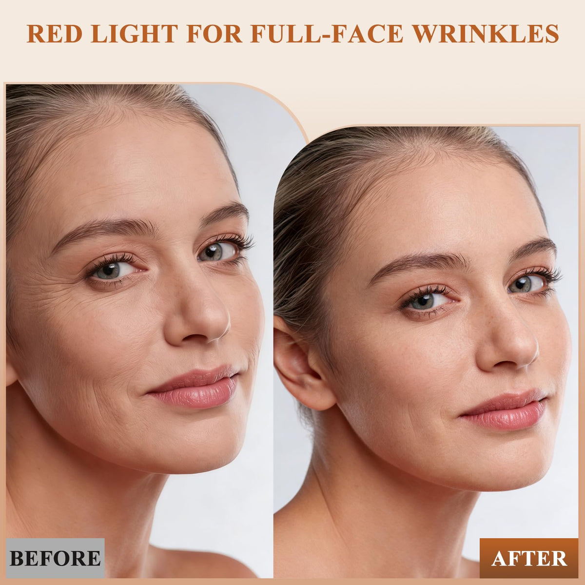 Aimilove mask using blue and red lights for acne and anti-wrinkle routines
