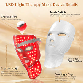 Aimilove detachable neck attachment supports complete skincare coverage