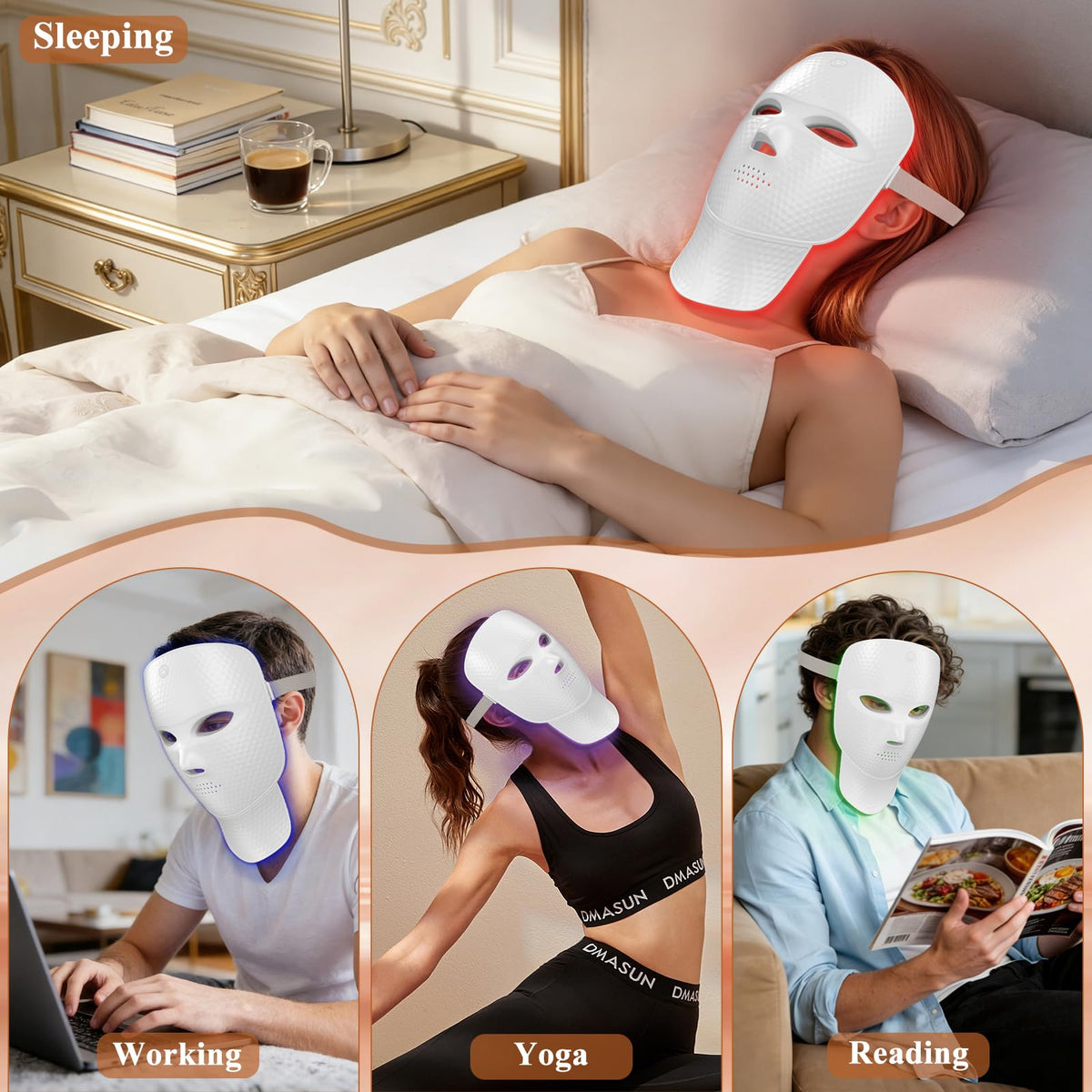 Aimilove eye pads reduce light discomfort during sessions