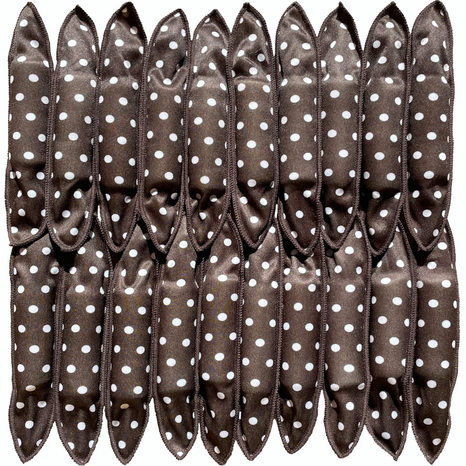 Aimin Hair heatless curlers dark foam rollers close-up for easy at-home waves without heat.
