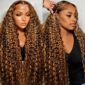 Aimking 13x6 HD Swiss lace wig with bleached knots delivers light, breathable wear.