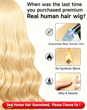 AIMPO 613 virgin hair body wave wig offering natural fullness and color versatility.