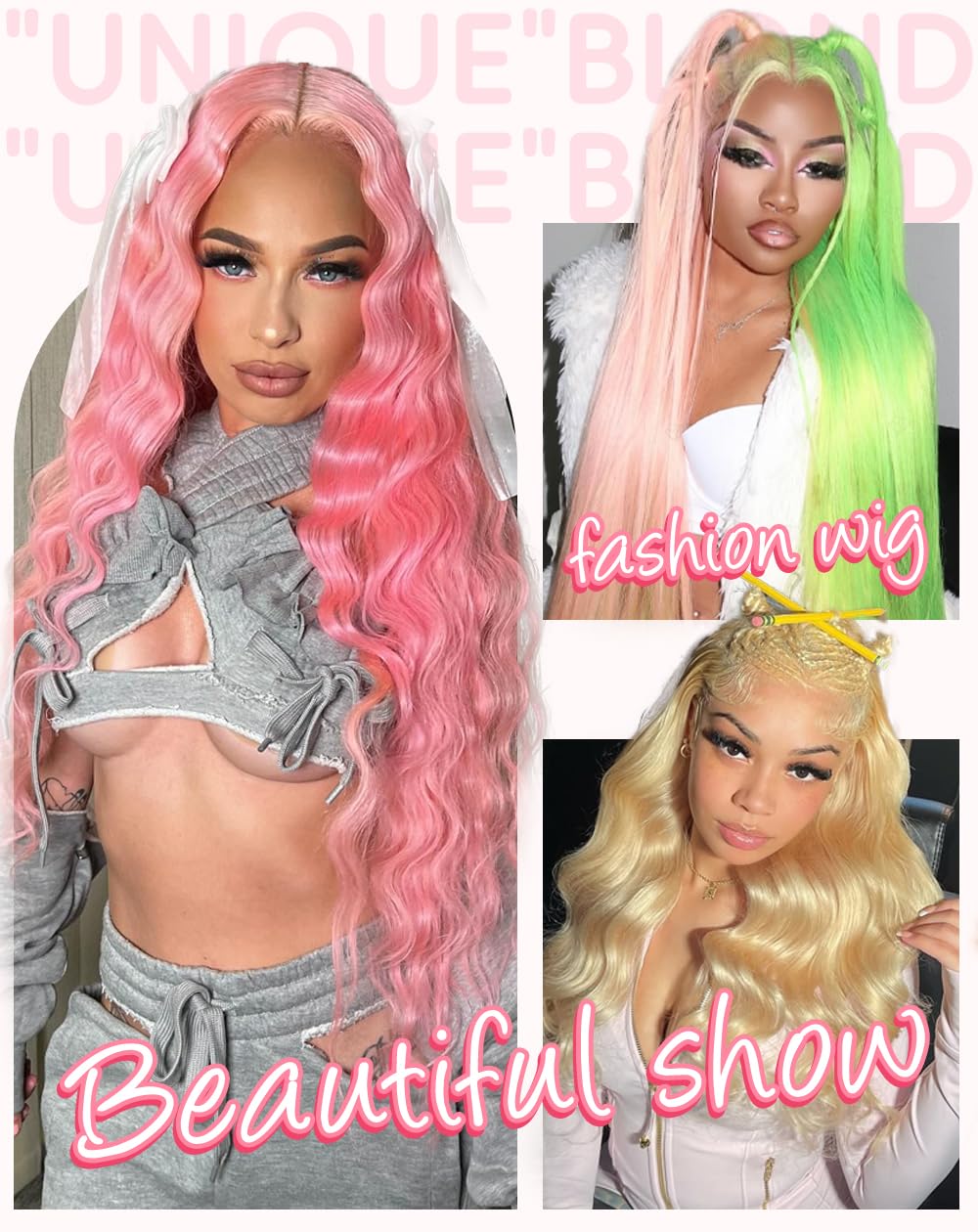 AIMPO blonde 613 HD lace front wig with natural parting and breathable wear.