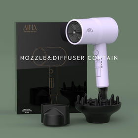 AINA hair dryer cold shot button seals style with cool air