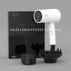 Aina hair dryer cold-shot function locks in style with cool air