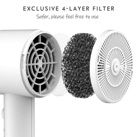 Aina hair dryer concentrator nozzle for precise styling and shine