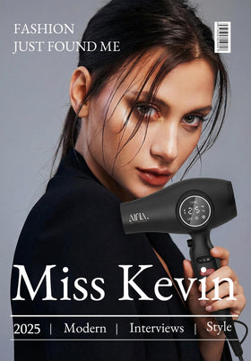 AINA Pro Hair Dryer front view highlights compact, lightweight design ideal for everyday styling.
