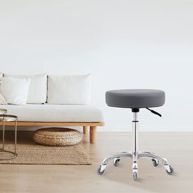 Ainilaily seat closeup leather 14-2 inch diameter highlighting comfort and lasting materials.