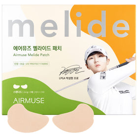 Airmuse Melide patch with UV-protect fabric shields skin outdoors.