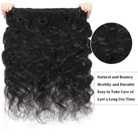AirNext raw body wave bundle 22in adds dramatic length and shine