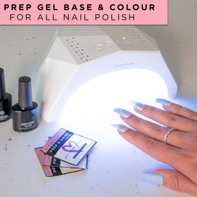 AIRRE NAILS dehydration of nail plate for better adhesion prep.