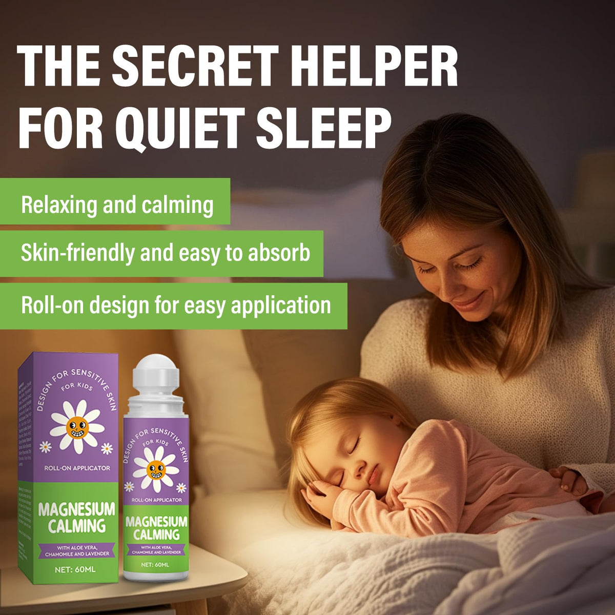 AiRunTech Magnesium Lotion for Kids ready for bedtime routines.