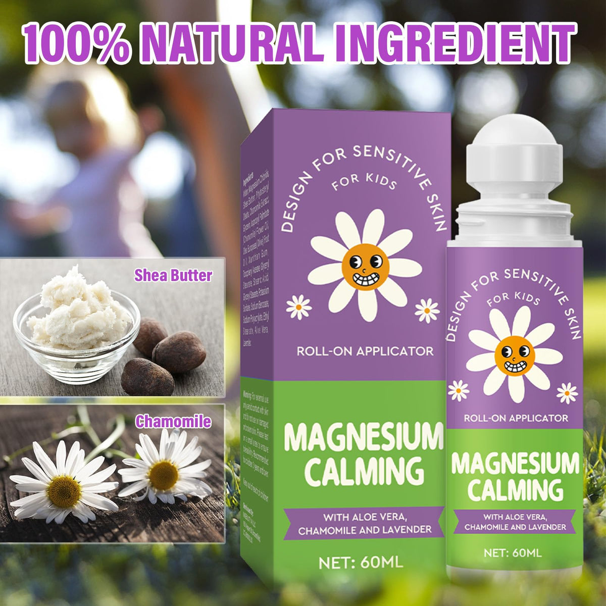 AiRunTech Magnesium Lotion kids natural ingredients support gentle skin care.