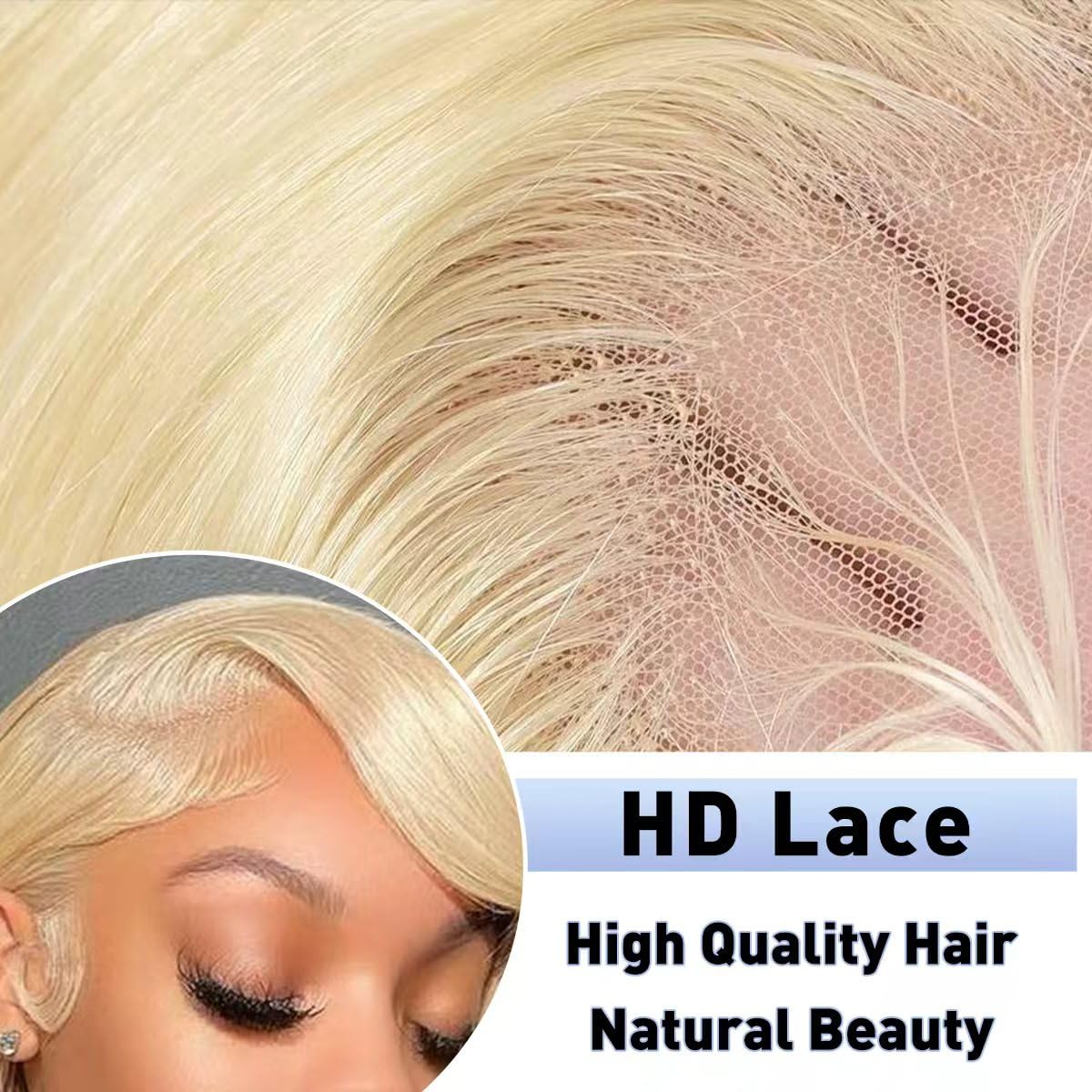 AIRZKIN 613 lace front wig long length creates dramatic, glamorous appearance.
