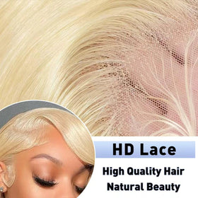 AIRZKIN 613 lace front wig long length creates dramatic, glamorous appearance.