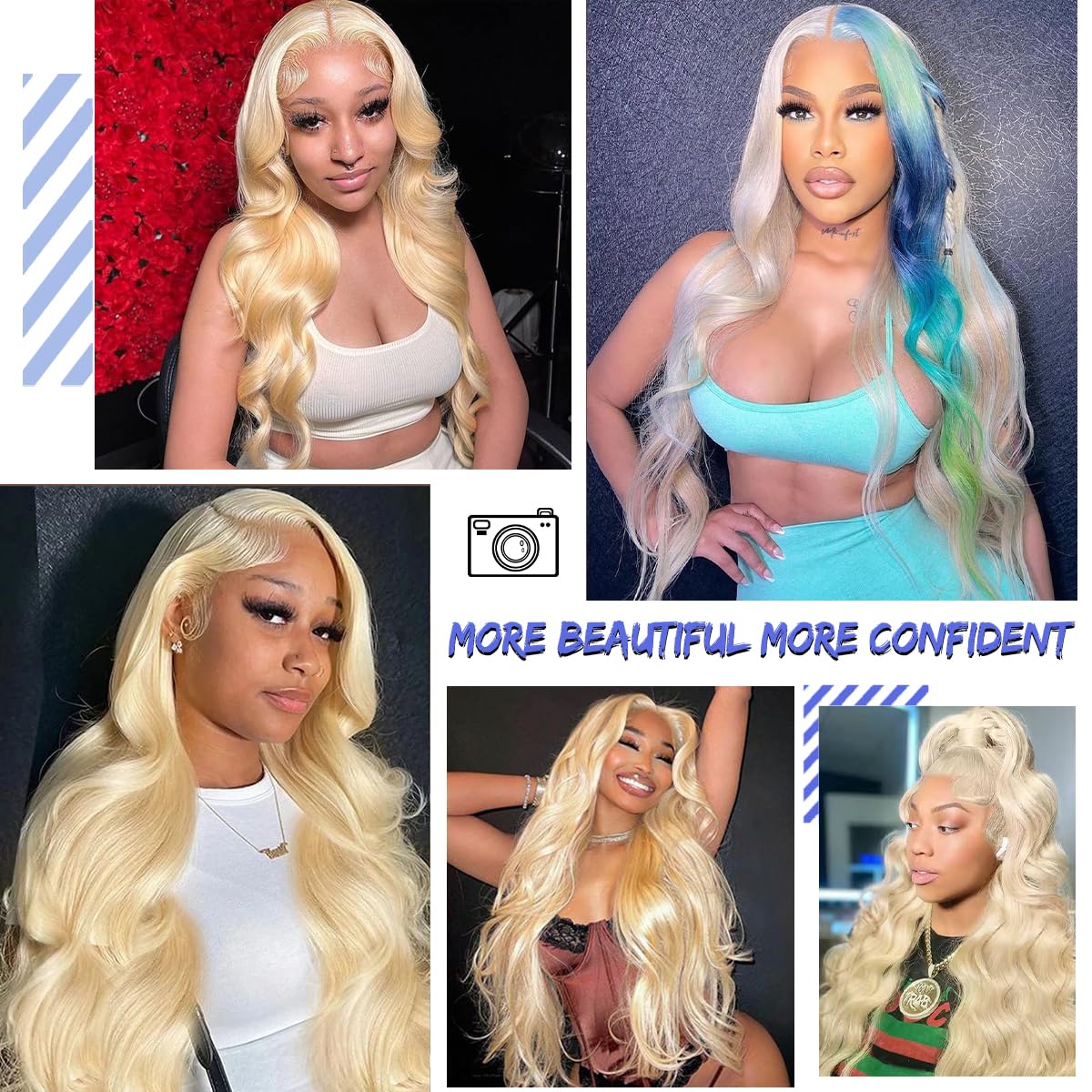 AIRZKIN 613 lace front wig ideal for weddings, parties, and daily wear.
