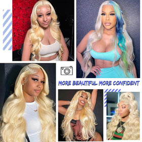 AIRZKIN 613 lace front wig ideal for weddings, parties, and daily wear.
