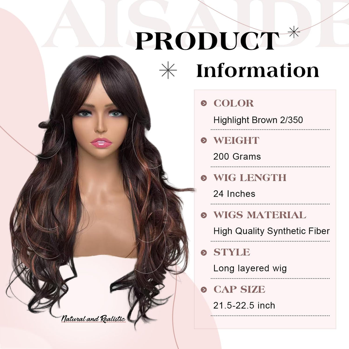 Aisaide curtain bangs frame the face with a flattering silhouette