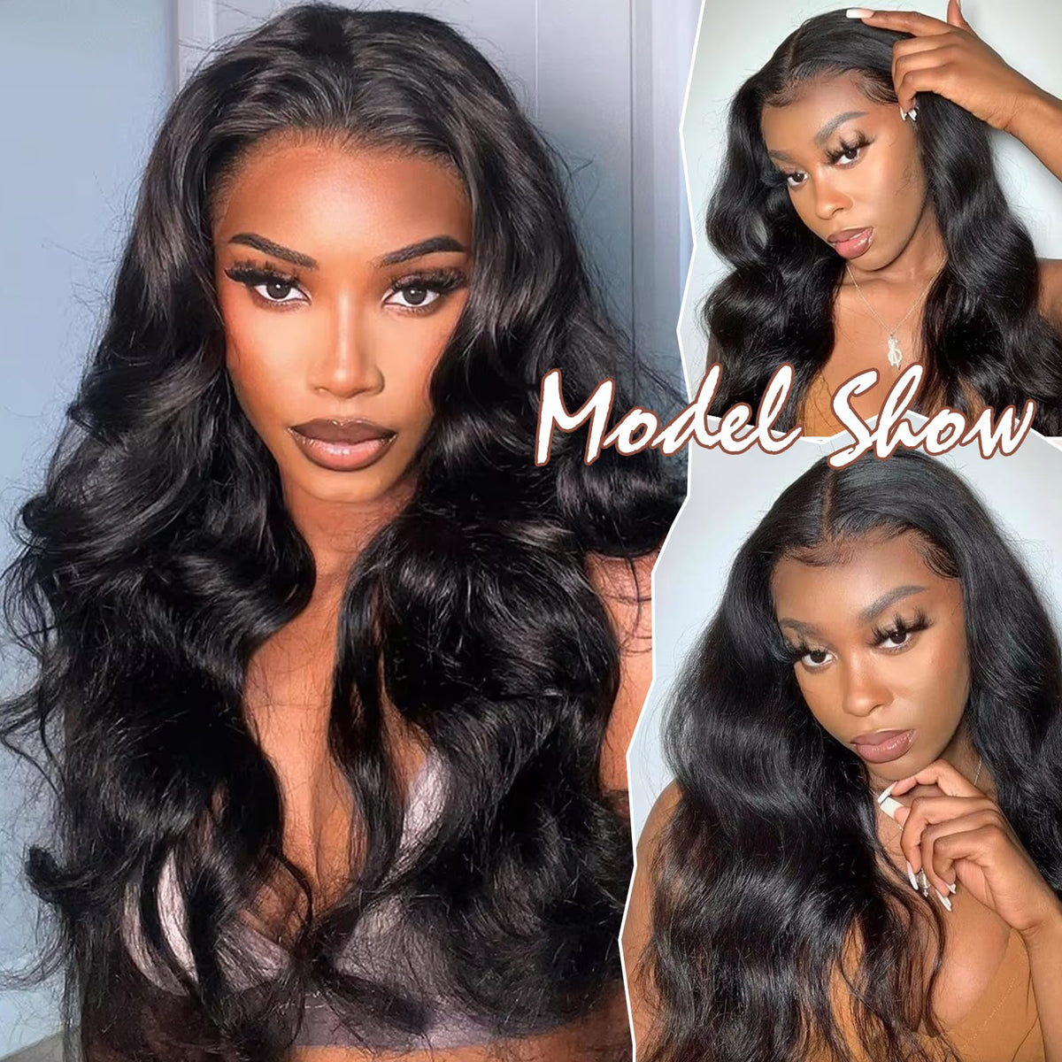 Aisaide V Part Wig shows three perimeter combs and adjustable straps
