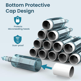 Aiscool 12-piece cartridge set for Dr Pen M8 M7S ready for routine.