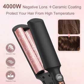 AISEELY Waver heats up in 30 seconds for fast styling