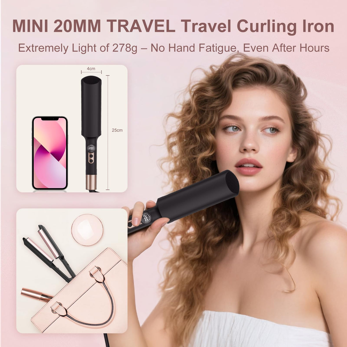 AISEELY Waver helps long hair achieve beachy waves