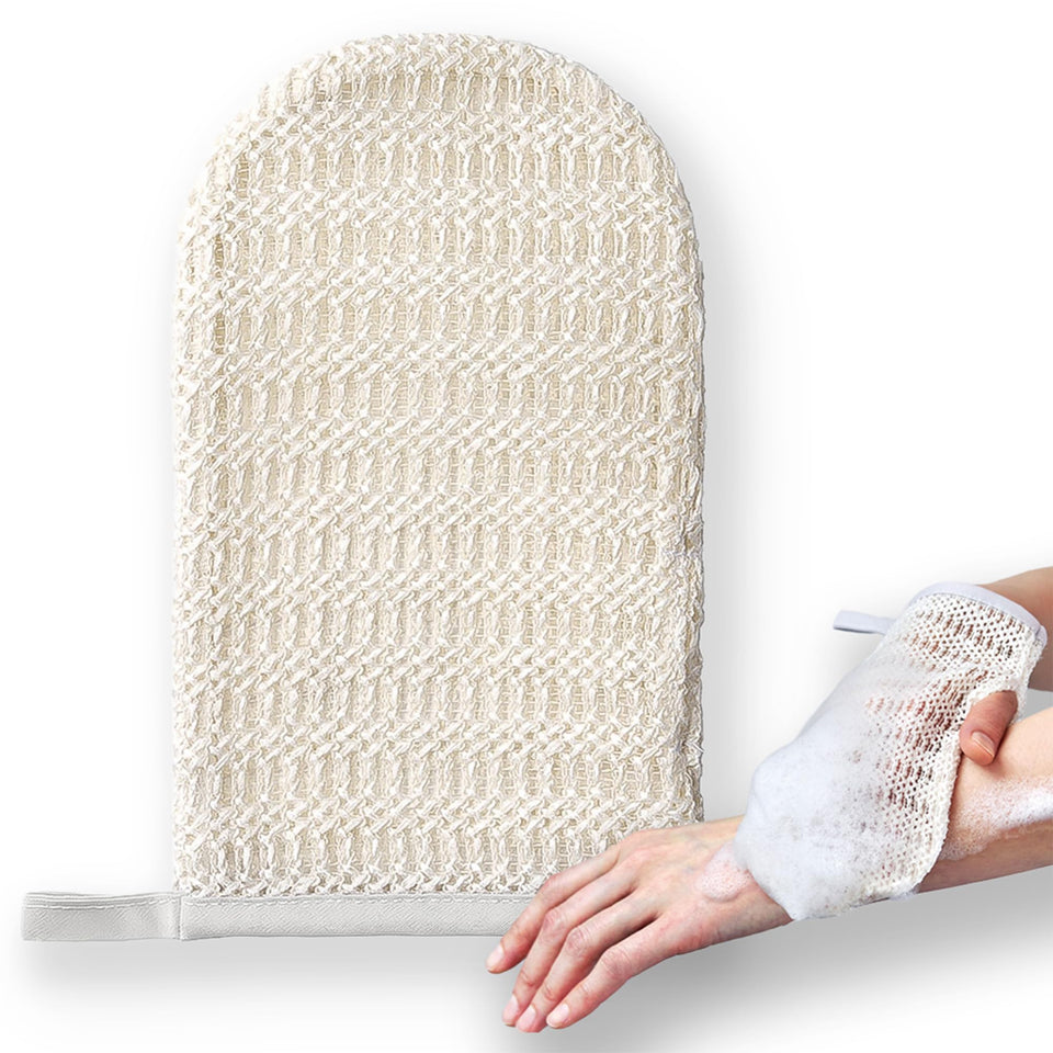 aisen Gunma 200 silk glove ready for luxurious exfoliation.